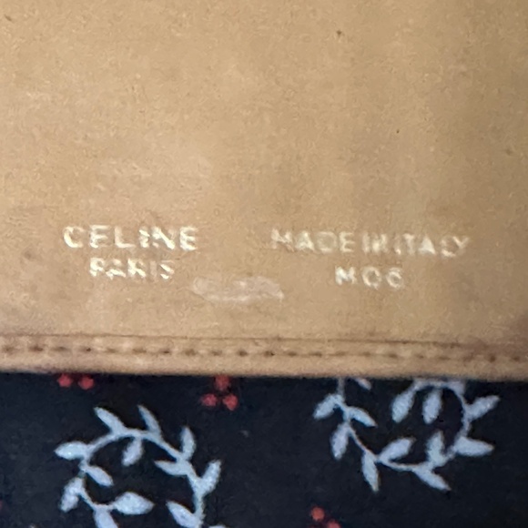 Vintage Celine Macadam - Ladies long wallet in beige. Kiss lock. Snap front. - Picture 7 of 16